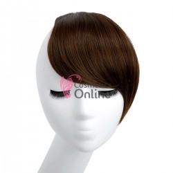 Breton lung filat la varfuri din par artificial BRT002 Saten Inchis Mixt